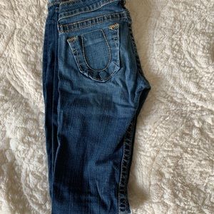 True religion size 27 skinny leg jeans - good cond